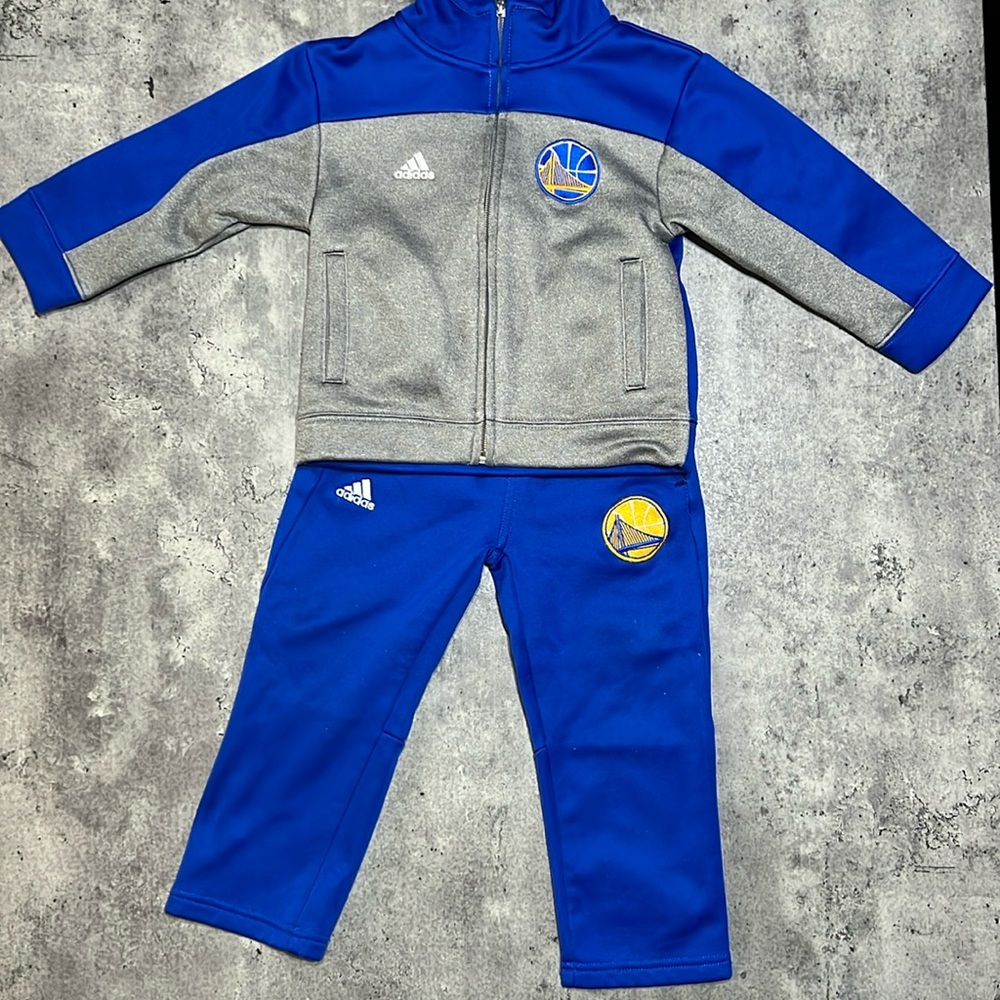 Adidas Golden State Warriors track suit